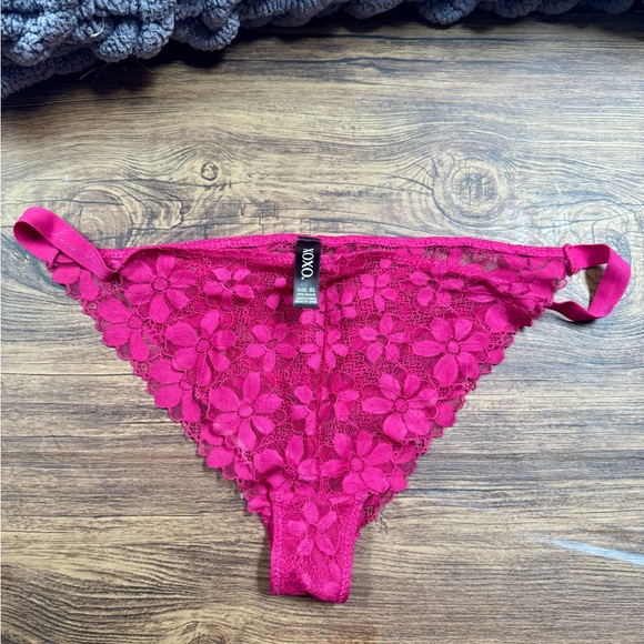 XOXO Red Lace Intimate Wear - Picture 5 of 6